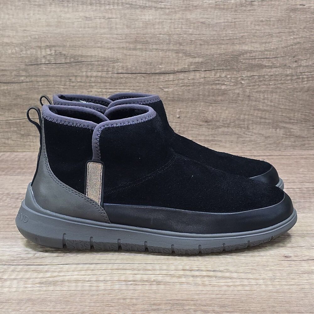 Cole Haan Generation Zerogrand Women's Sz 10 B Black Suede Ankle Boots (W22969)